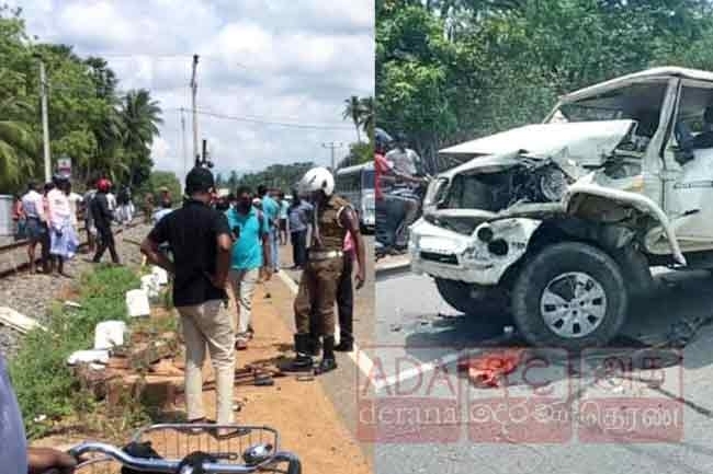 Child dies after train collides with vehicle in Kodikamam