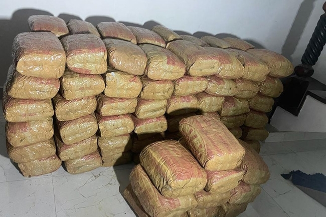 Two arrested with 450kg of Kerala cannabis