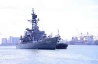 Japanese ships depart Colombo Harbour