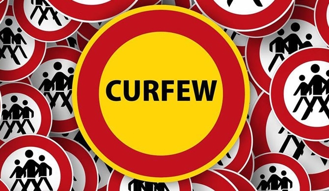 Islandwide curfew again from 8pm tonight