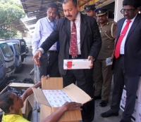 Illegally imported cigarettes seized... Who are behind this ? Any ruling party politicians ?
