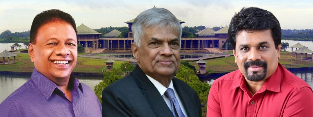 Dullas, Ranil, Anura to contest for President; Vote on Wednesday (20)