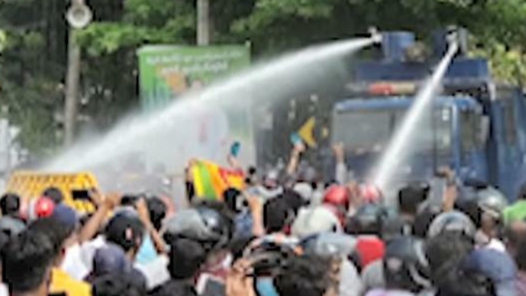 SL protests : Police yet to pay water bills for water cannons