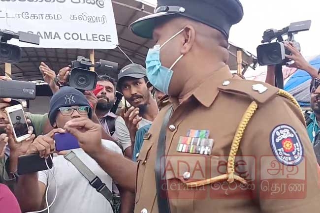 Occupants asked to vacate Galle Face protest site