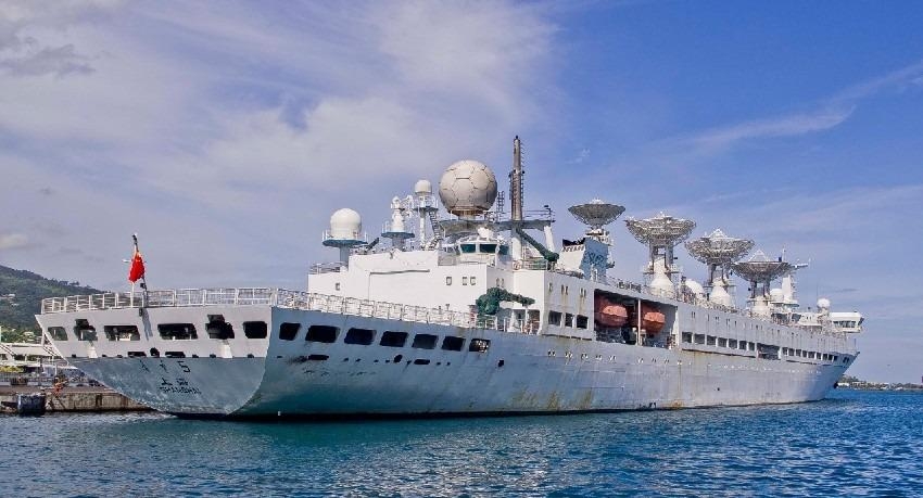 Yuan Wang 5 mapping Indian Ocean after leaving Sri Lanka