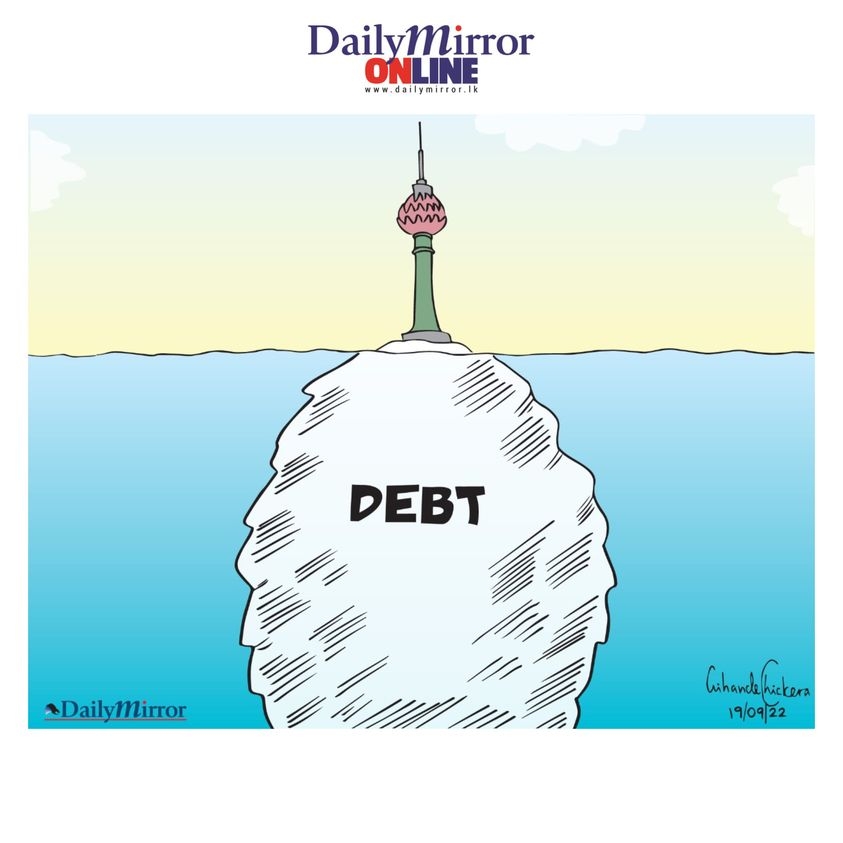 The Lotus Tower upon the summit of country's debt !