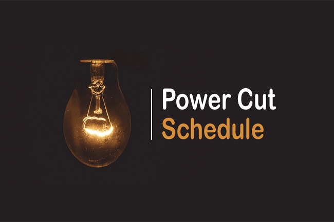 Rolling power cut schedule for next four days