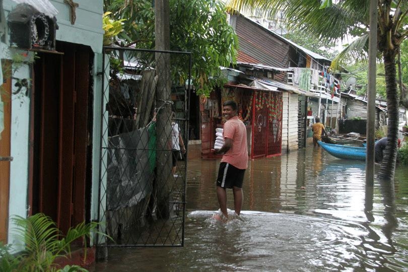 Colombo flooded...