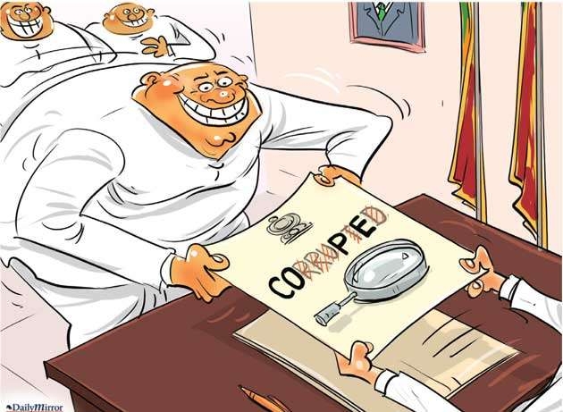 Rajapakses behind Ranil's rule drag the country to be as corrupted more and more