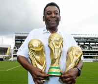 Pelé, Brazil football legend and three-time World Cup winner, dies aged 82