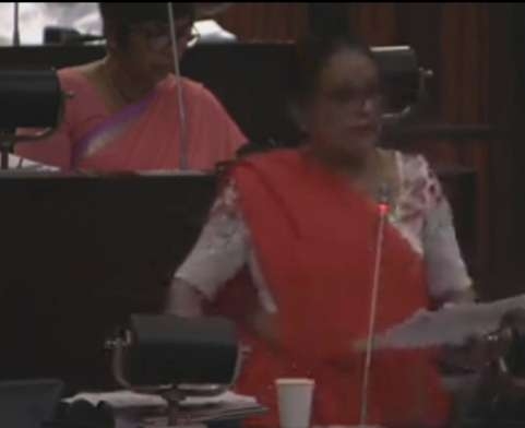 Women MPs clad in orange sarees to campaign on violence against women