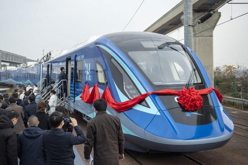 World’s first hydrogen-powered city train