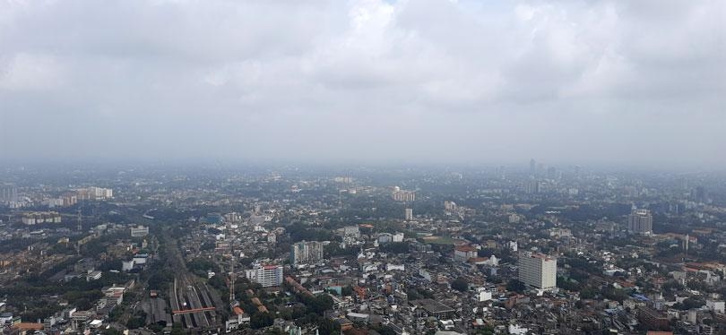 Pollution still blankets Colombo