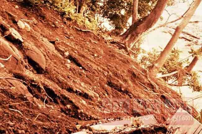 Buddhist monk dies in earth slip at a temple in Peradeniya