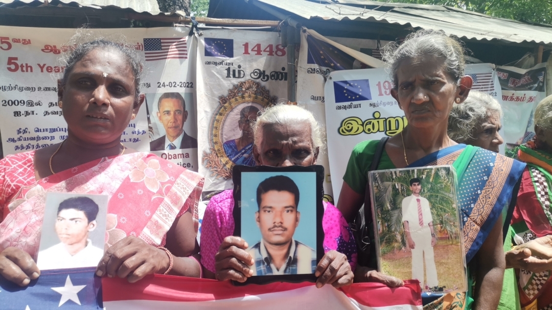 Missing persons’ protest marks 6 years in Kilinochchi