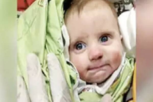 2 month old infant struggling for life for 128 hours rescued in Turkey after terrible earthquake !