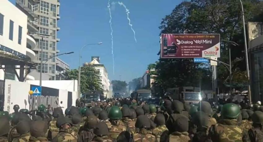 15 hospitalized during Jathika Jana Balawegaya protest in Colombo