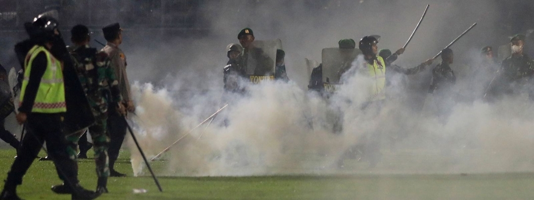 Indonesian police officer jailed for firing tear gas that caused deaths of 135 fans at soccer match ! But in Srilanka ?
